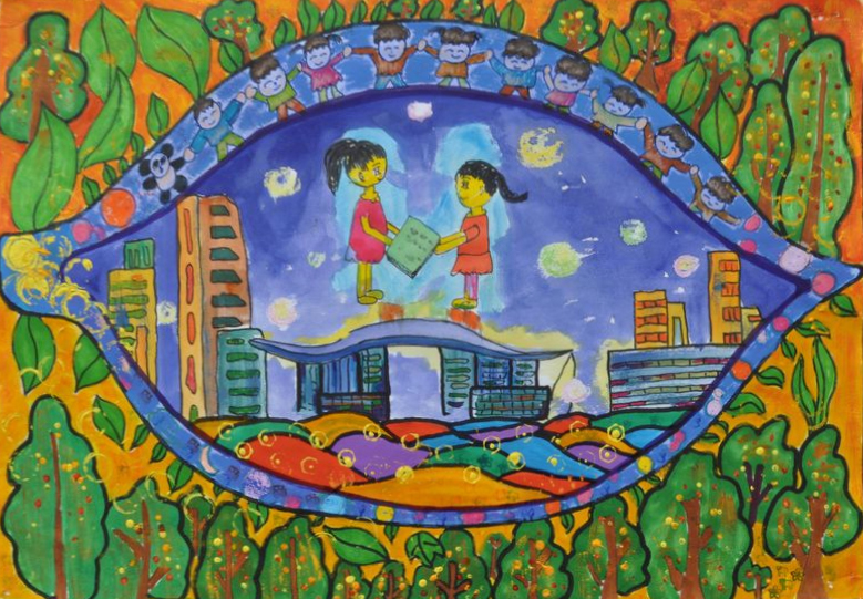 童眼看世界绘画作品展示